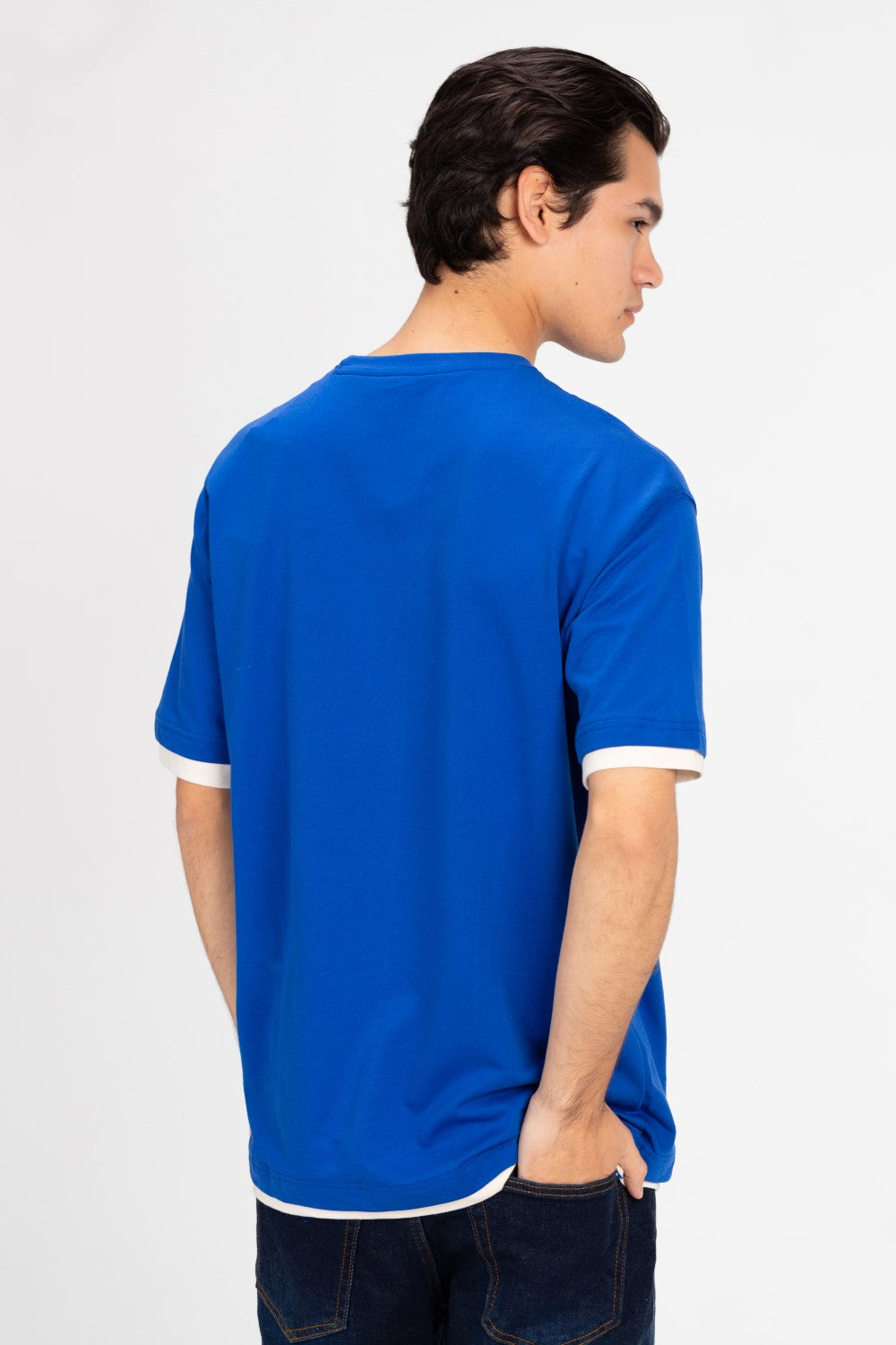 Men's Basic Oversized Melton T-Shirt