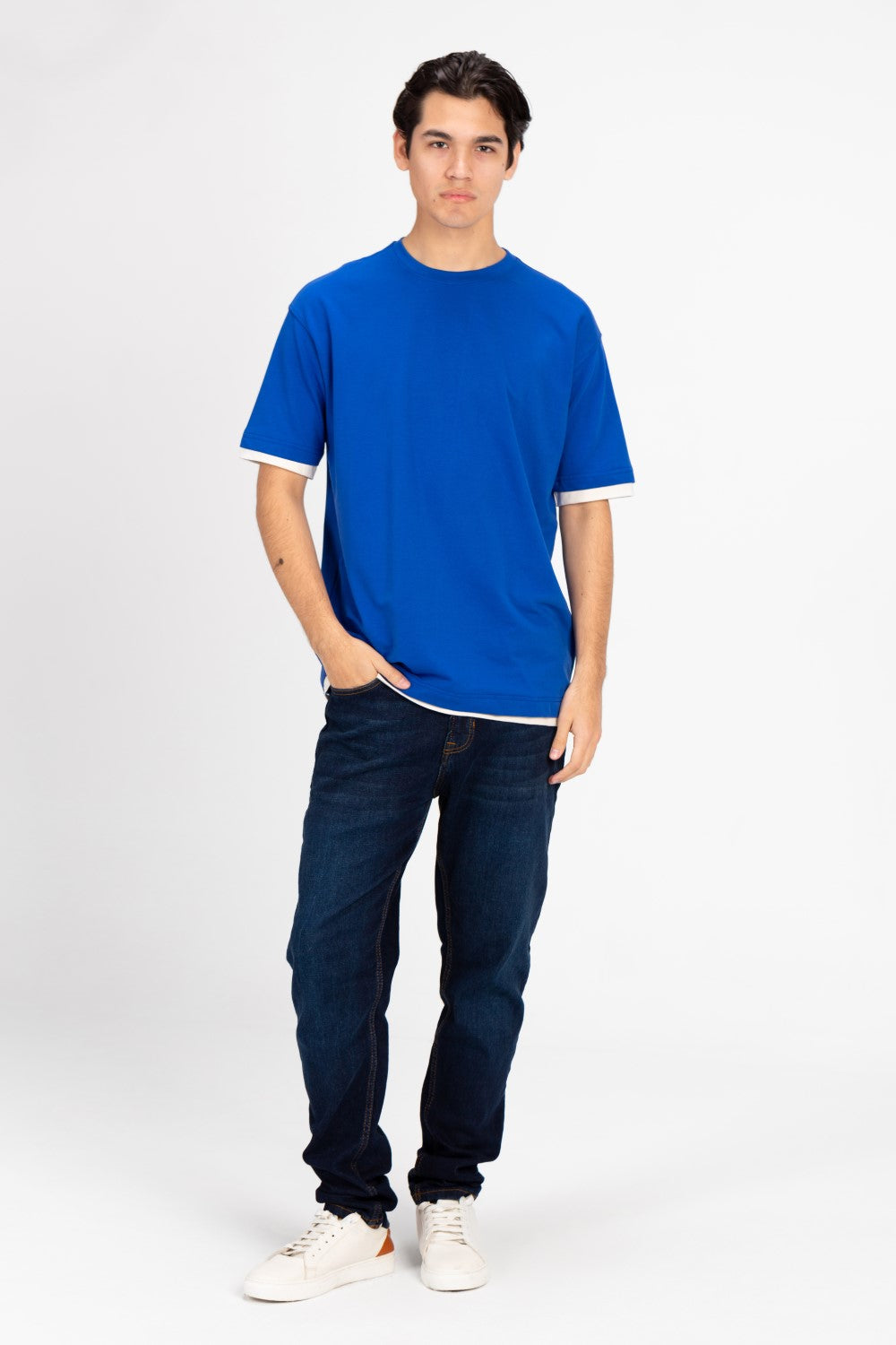 Men's Basic Oversized Melton T-Shirt