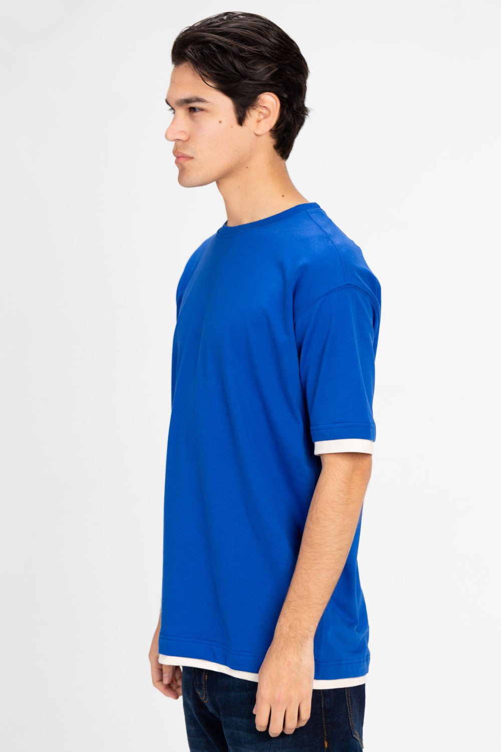 Men's Basic Oversized Melton T-Shirt