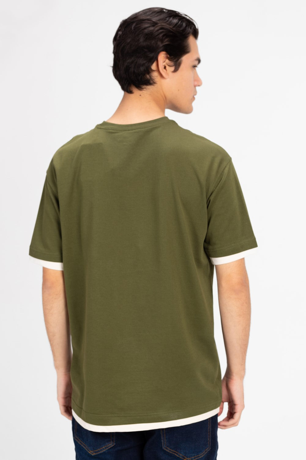 Men's Basic Oversized Melton T-Shirt