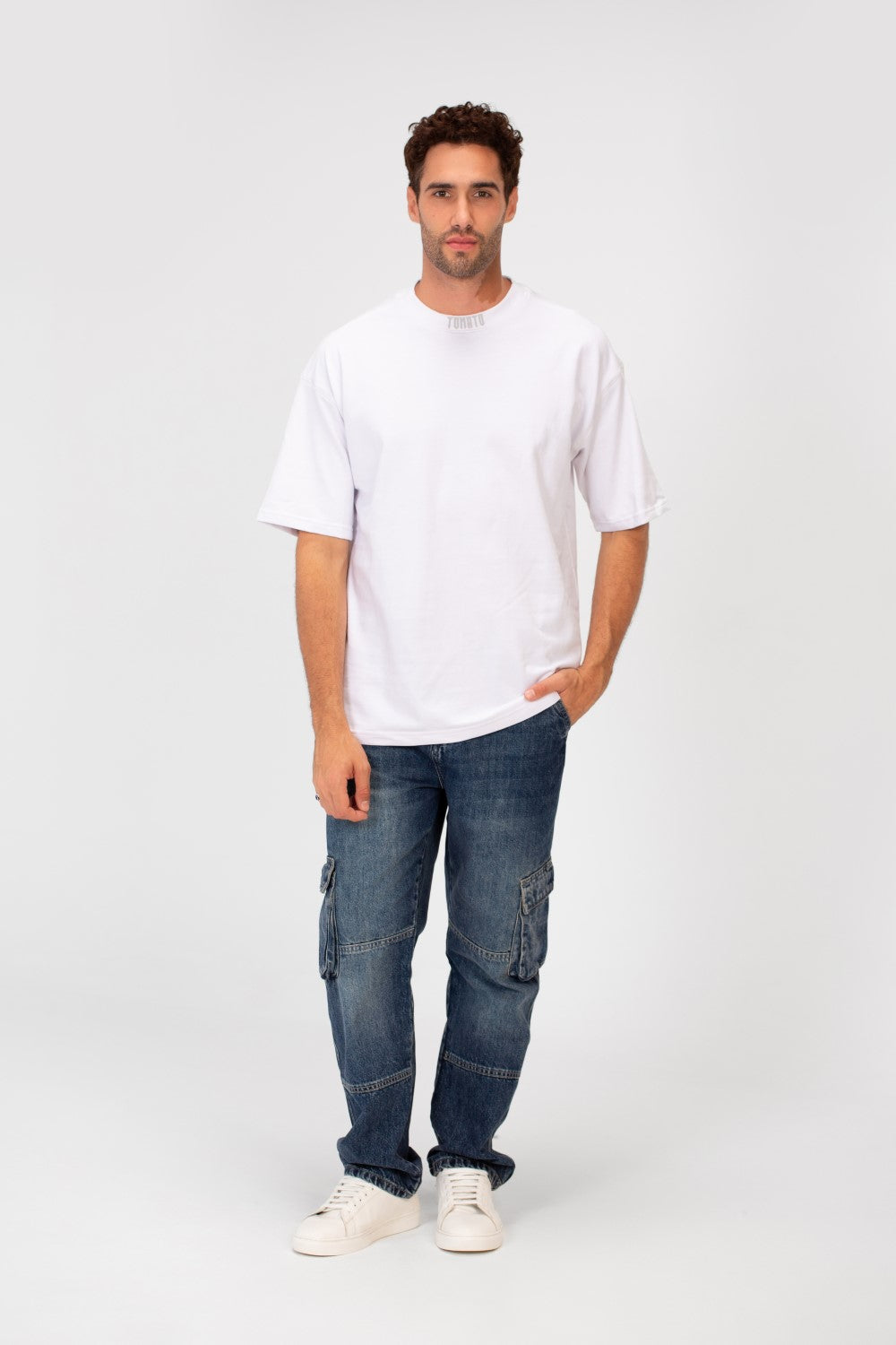 Men's Crew Neck Tomato Print Short Sleeves Basic Oversized Summer Melton T-Shirt
