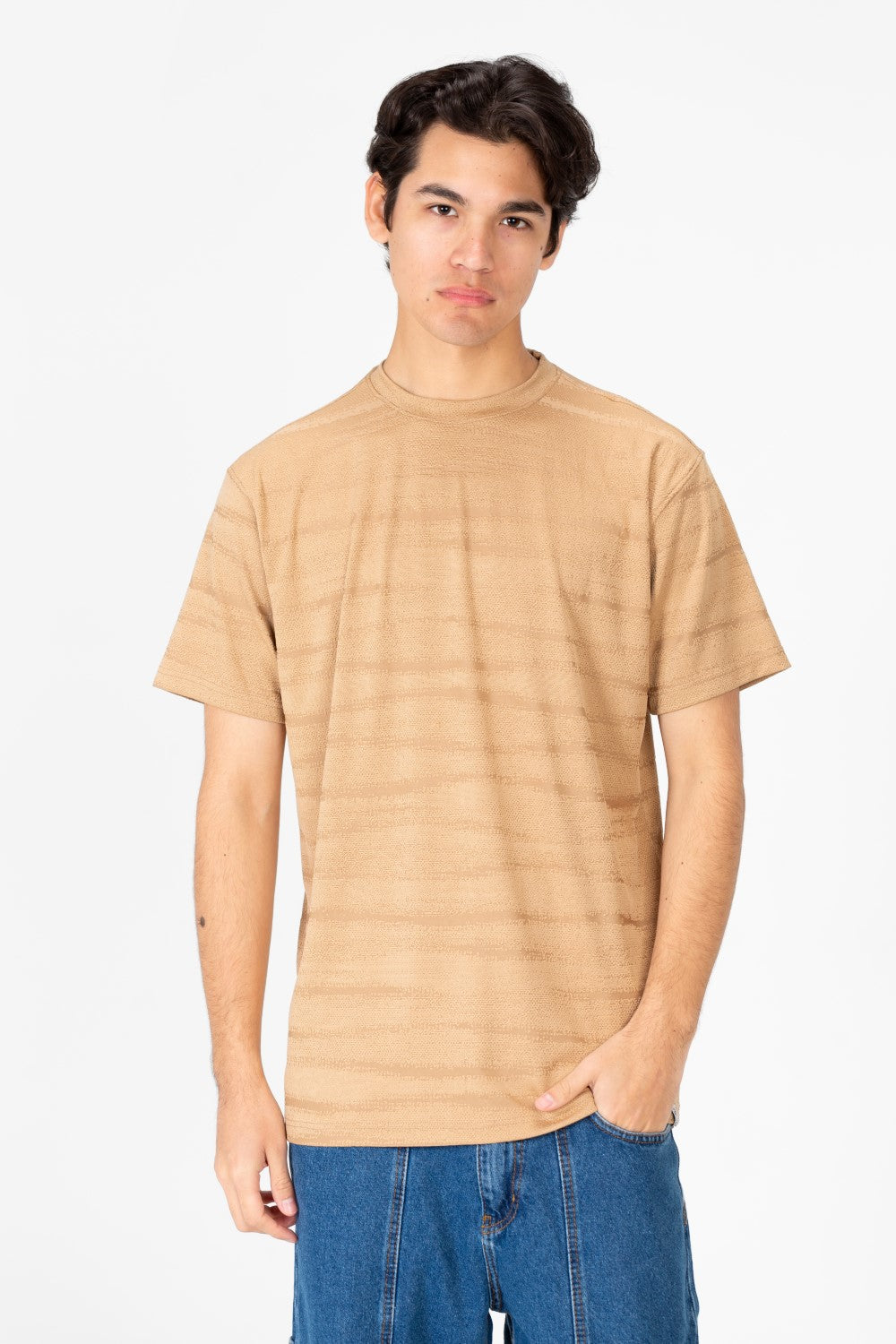 Men's Basic Half Sleeve Round Neck T-shirt