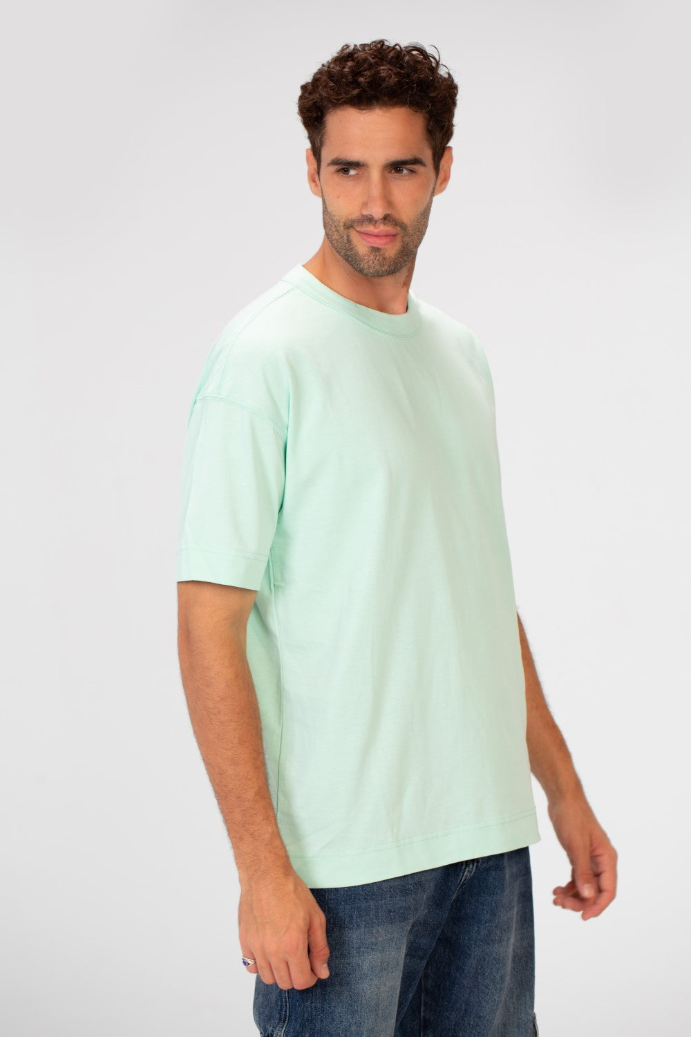 Men's Basic Plain Regular Fit High Quality Short Sleeve Round Neck T-Shirt