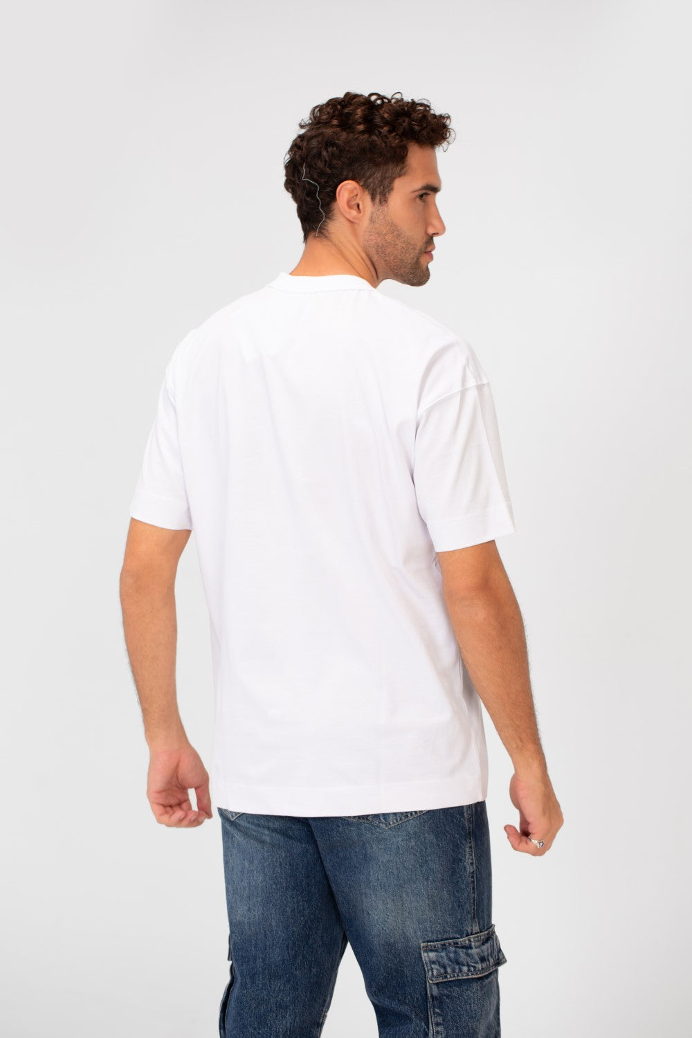 Men's Basic Plain Regular Fit High Quality Short Sleeve Round Neck T-Shirt