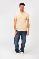 Men's Slim Fit Basic Crew Neck Short Sleeve T-Shirt