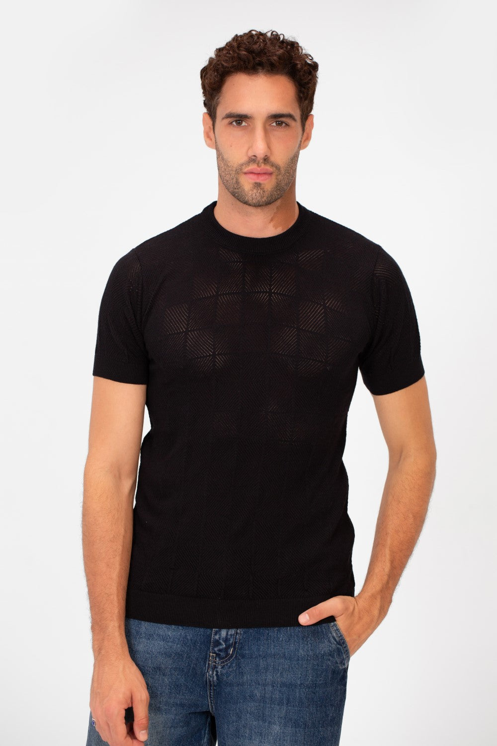 Men's Slim Fit Basic Crew Neck Short Sleeve T-Shirt