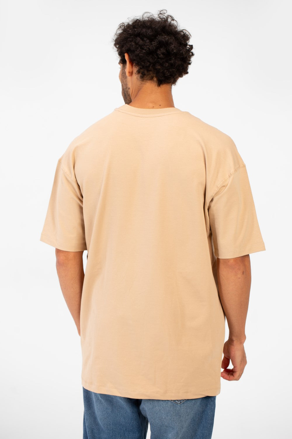 Men's Basic Round Neck Half Sleeve Summer Melton Regular Fit T-Shirt