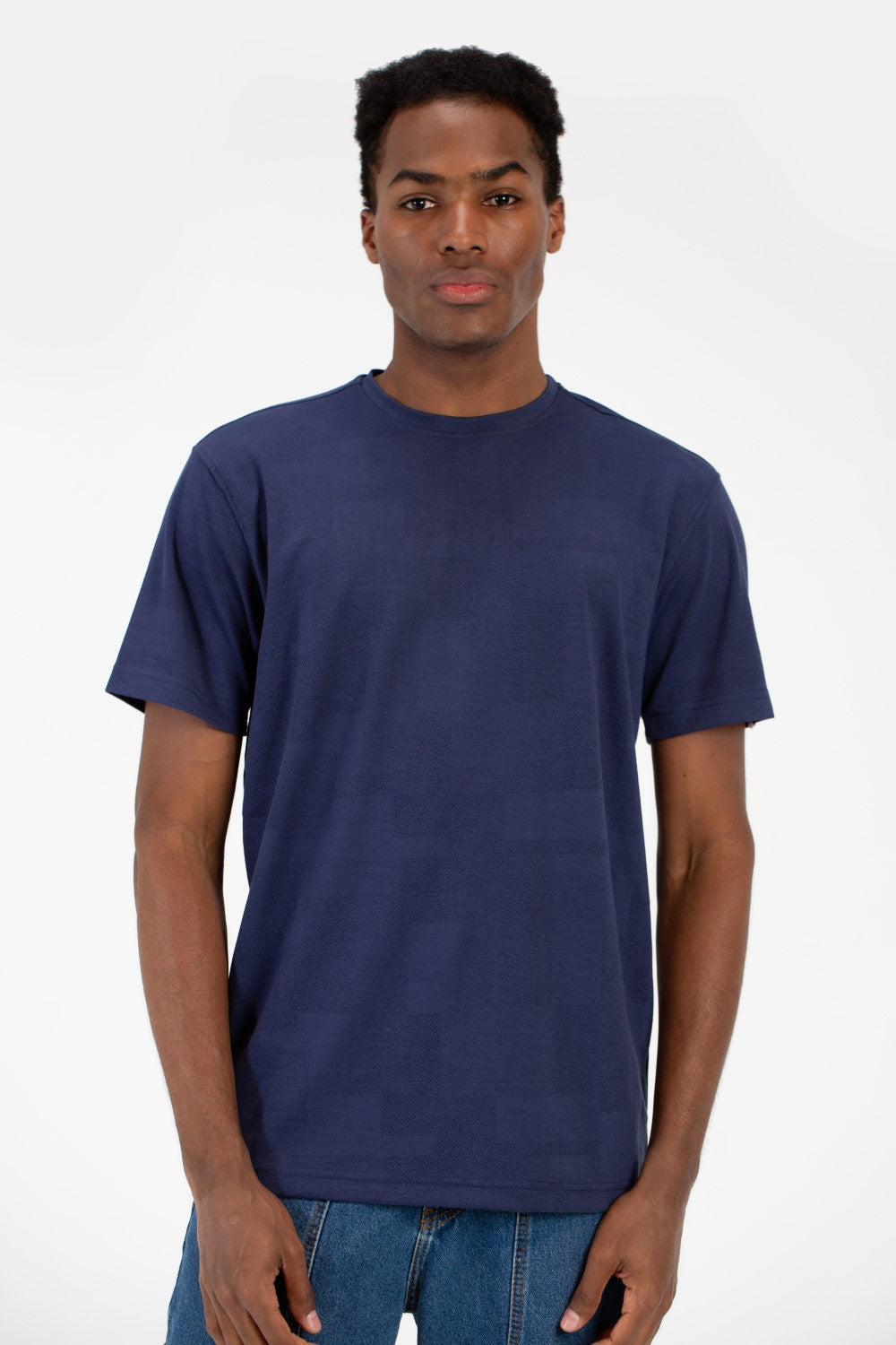 تيشيرت رجالي حديث بياقة دائرية أساسي