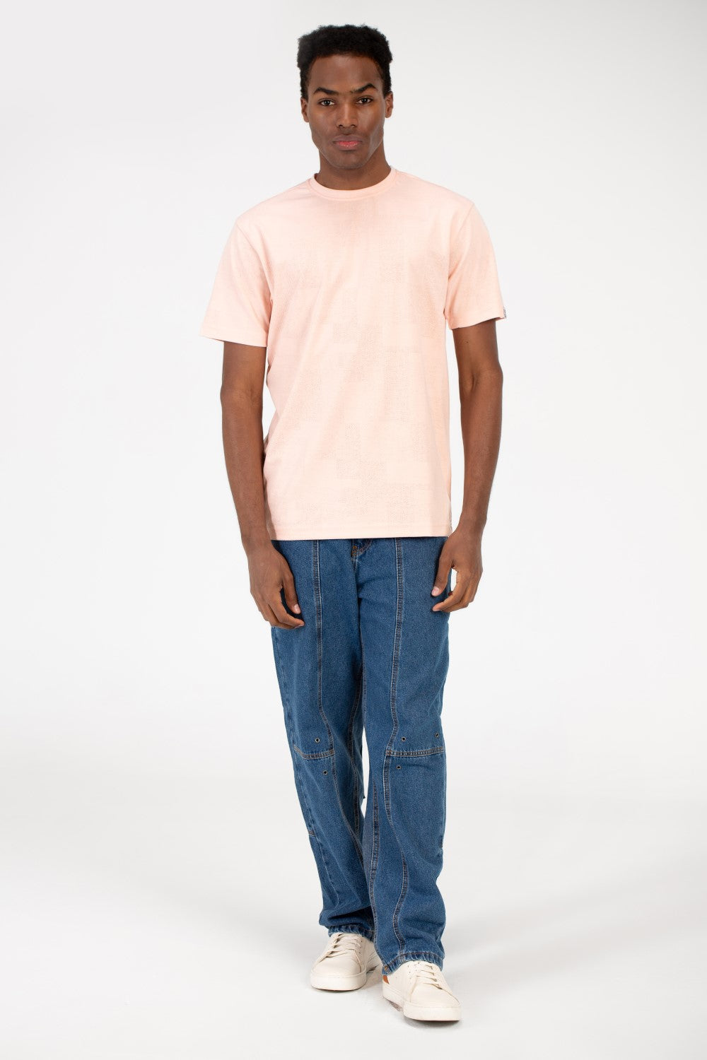 تيشيرت رجالي حديث بياقة دائرية أساسي