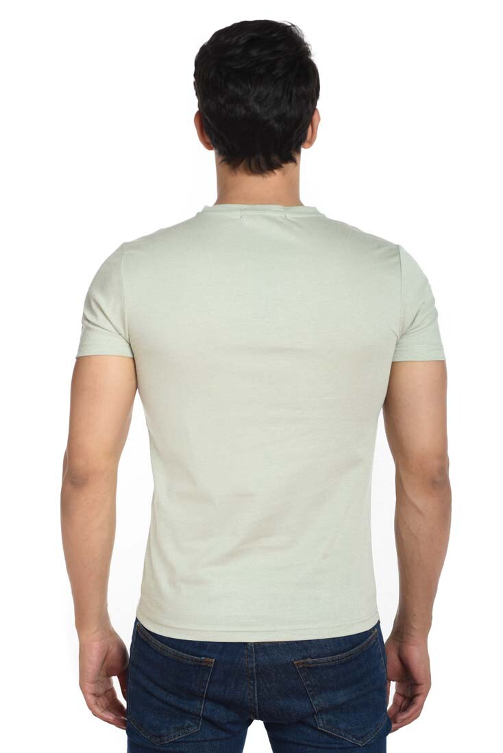 Men's Slim Fit Front Quality Printed T-shirt