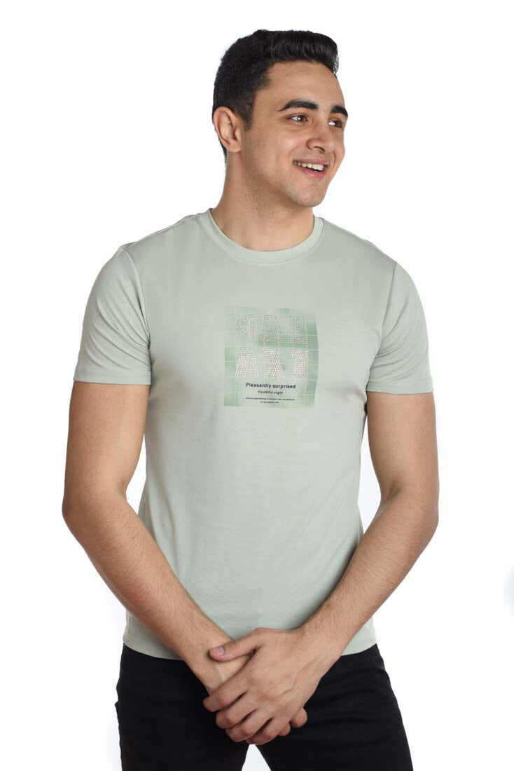 Men's Printed Slim Fit Cotton Men T-shirt