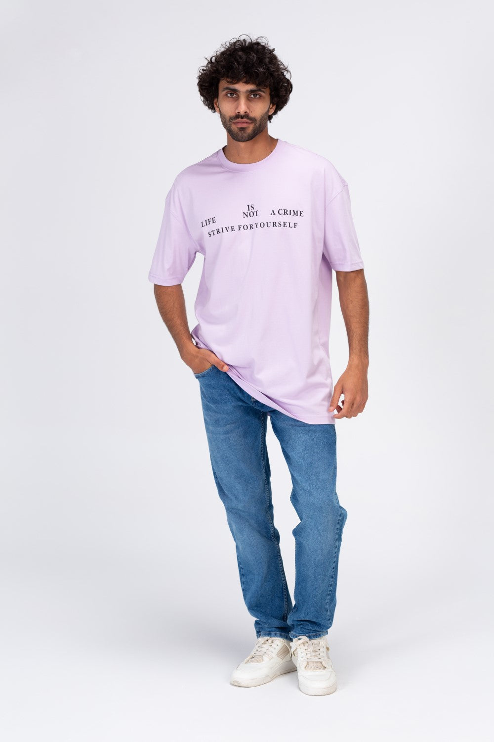 Mens Half Sleeves T-shirt Printed On The Front And Back Made Of Cotton Material