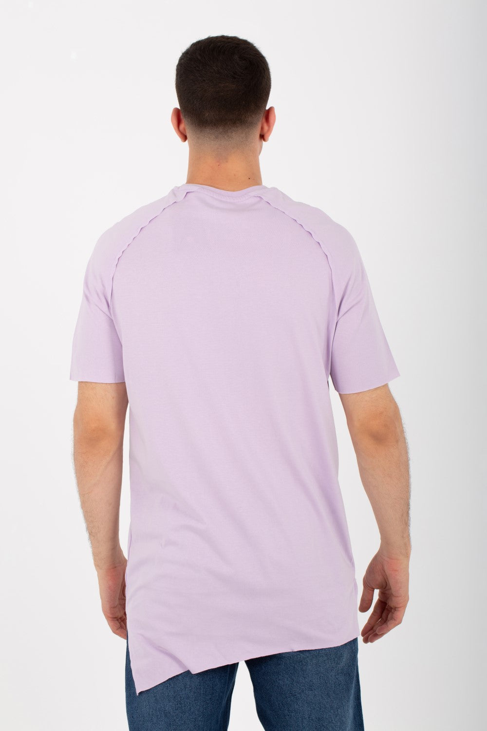 Mes Half Sleeve Round T-shirt With A Unique Modern Cut