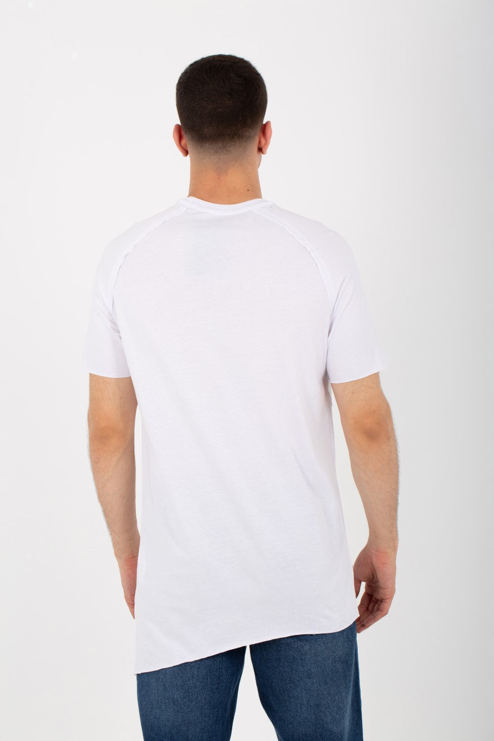 Mes Half Sleeve Round T-shirt With A Unique Modern Cut