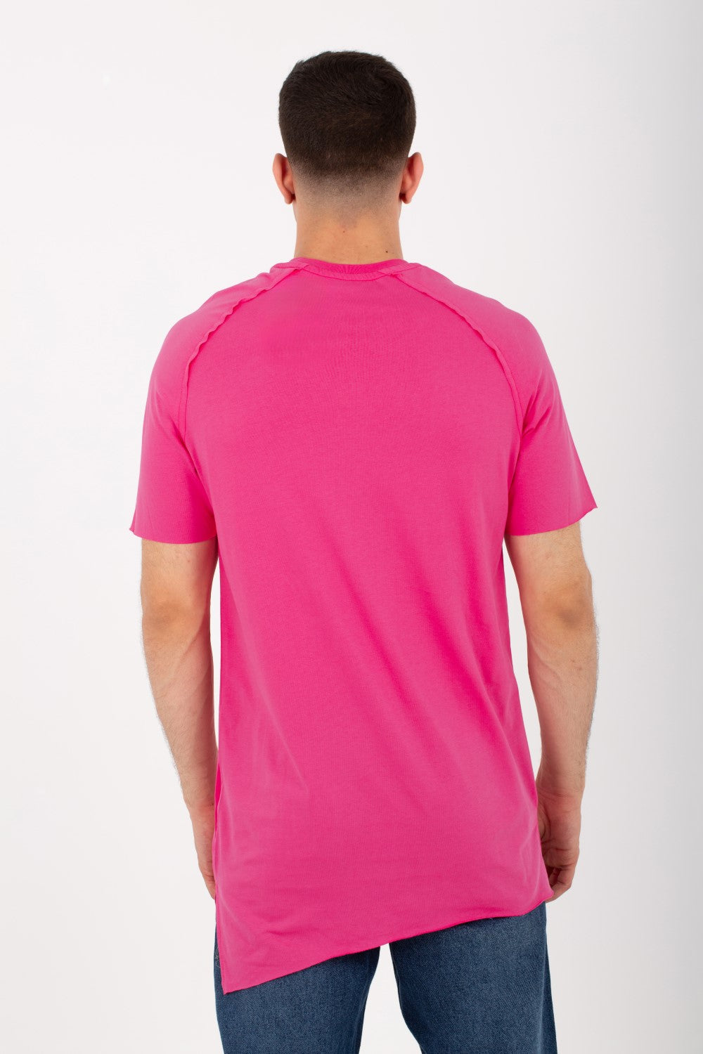 Mes Half Sleeve Round T-shirt With A Unique Modern Cut