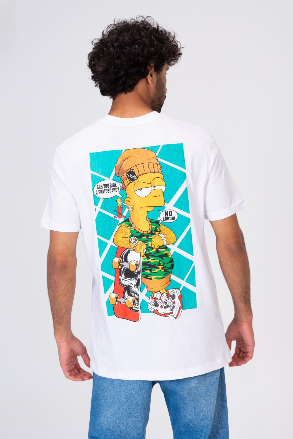 Mens Comfortable Printed Crew Neck T-shirt