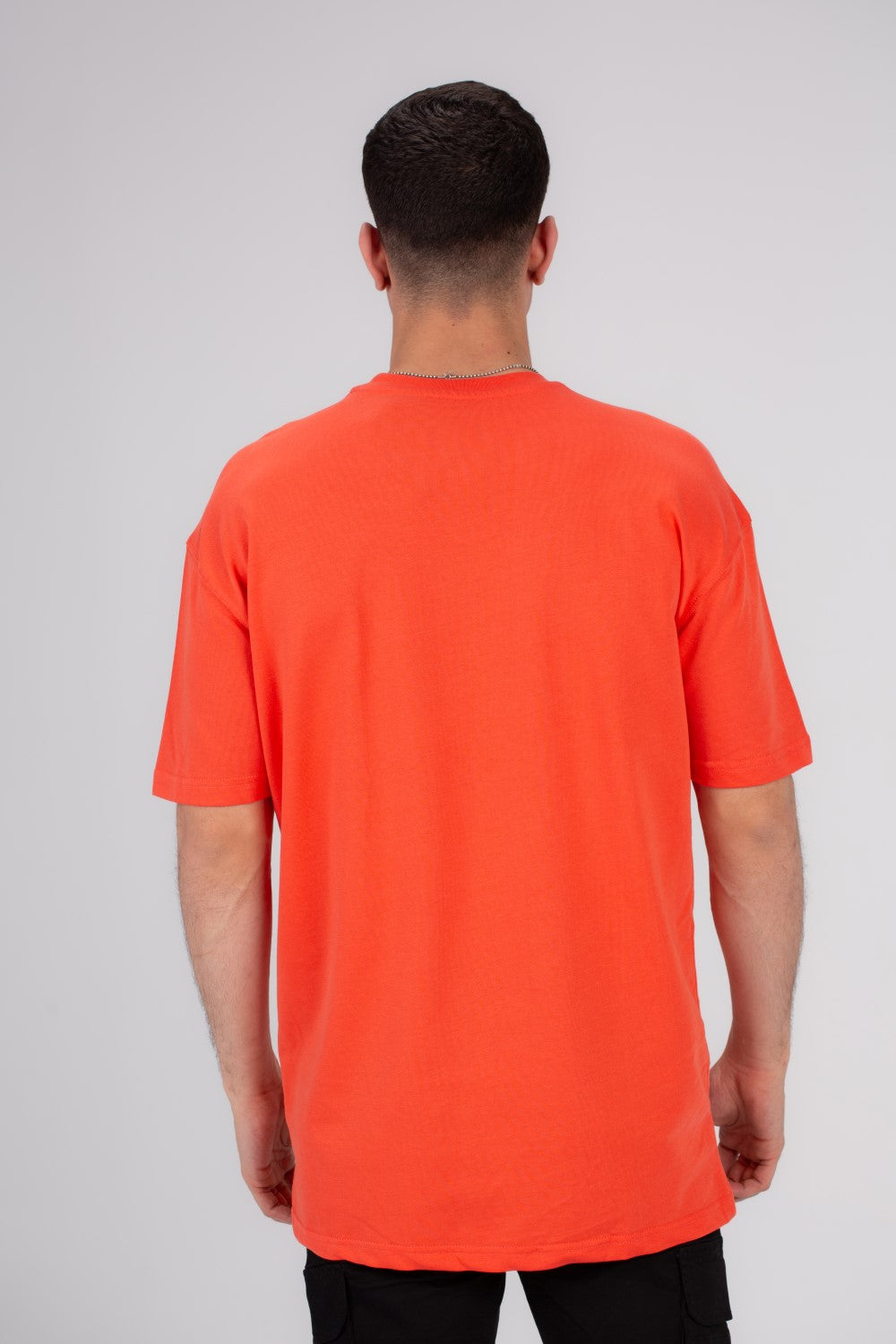 Men's Front Printed Regular Fit Cotton Over Size T-shirt Crafted For Comfort & Style