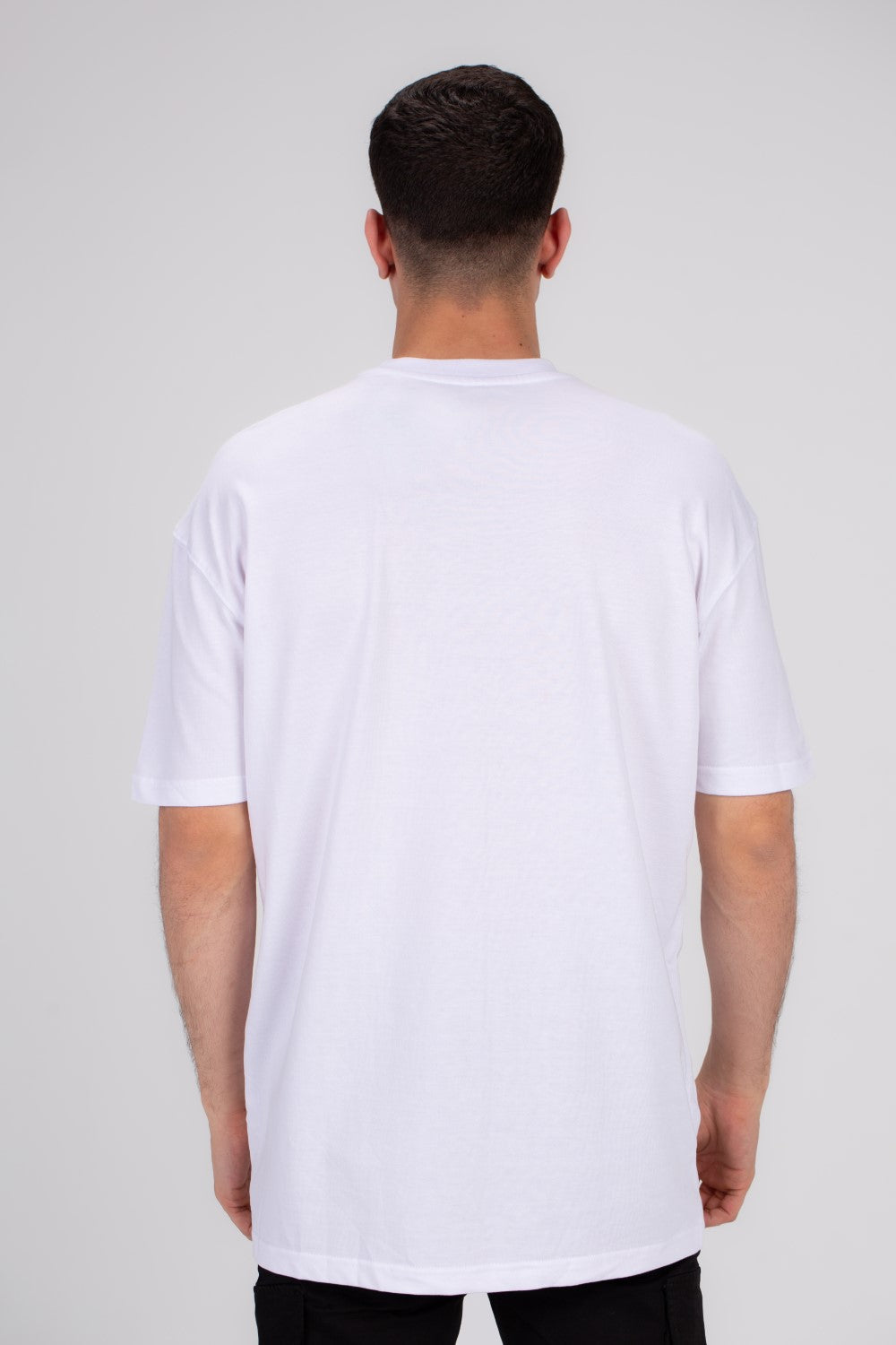 Men's Front Printed Regular Fit Cotton Over Size T-shirt Crafted For Comfort & Style