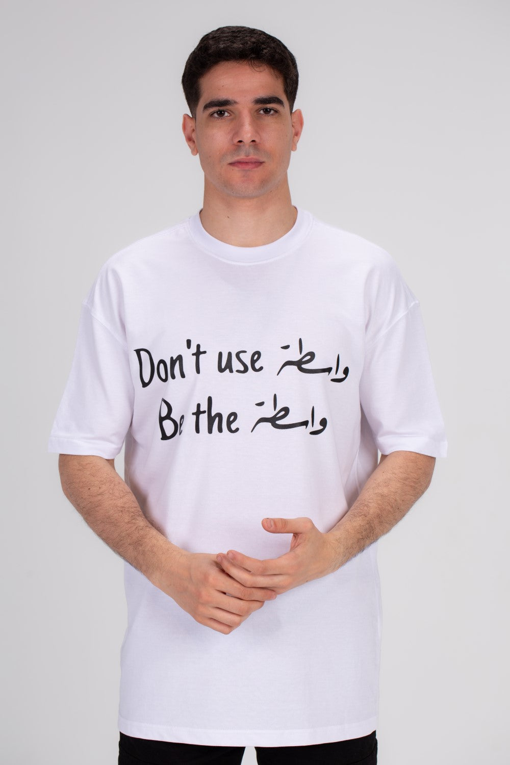 Men's Front Printed Regular Fit Cotton Over Size T-shirt Crafted For Comfort & Style