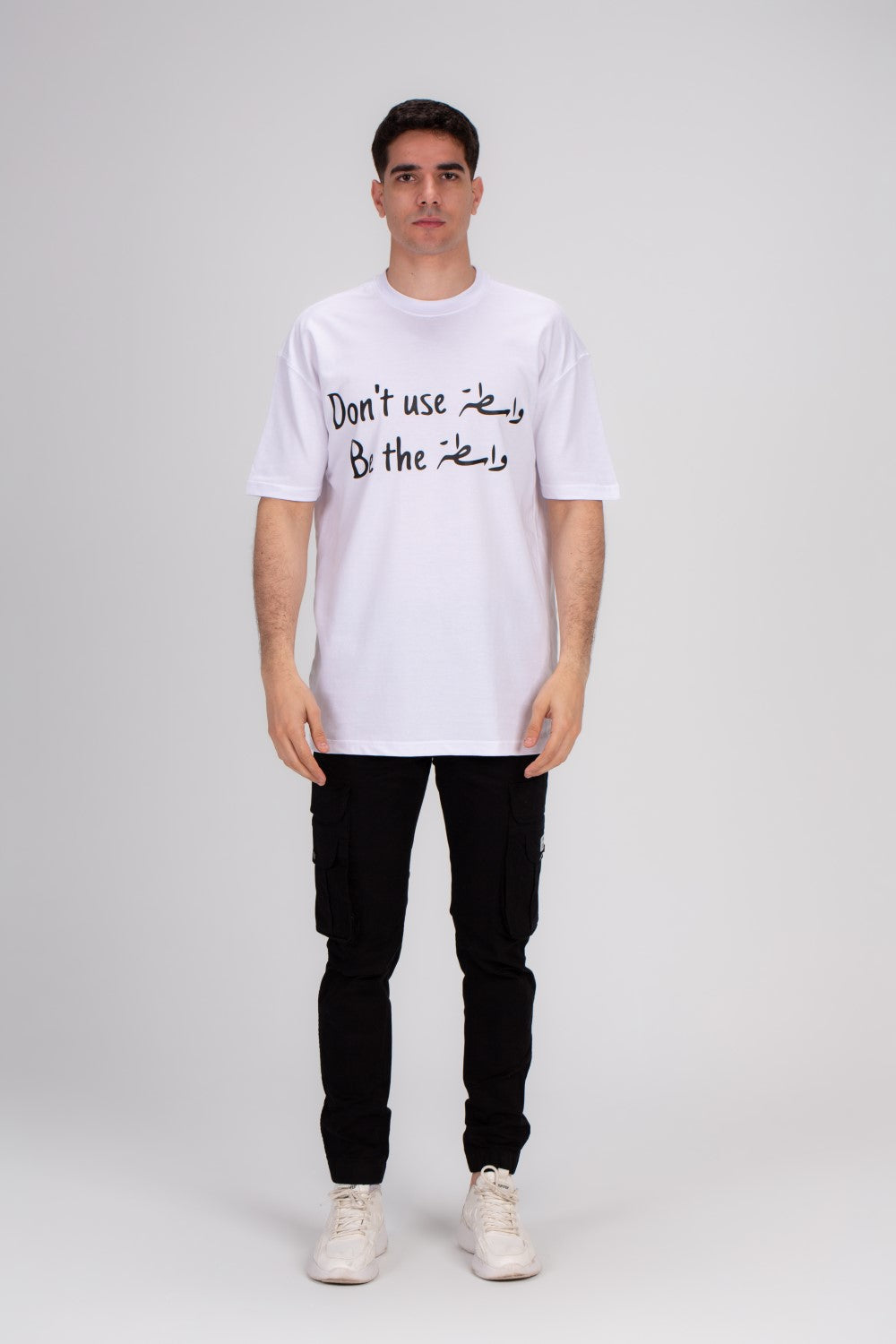 Men's Front Printed Regular Fit Cotton Over Size T-shirt Crafted For Comfort & Style