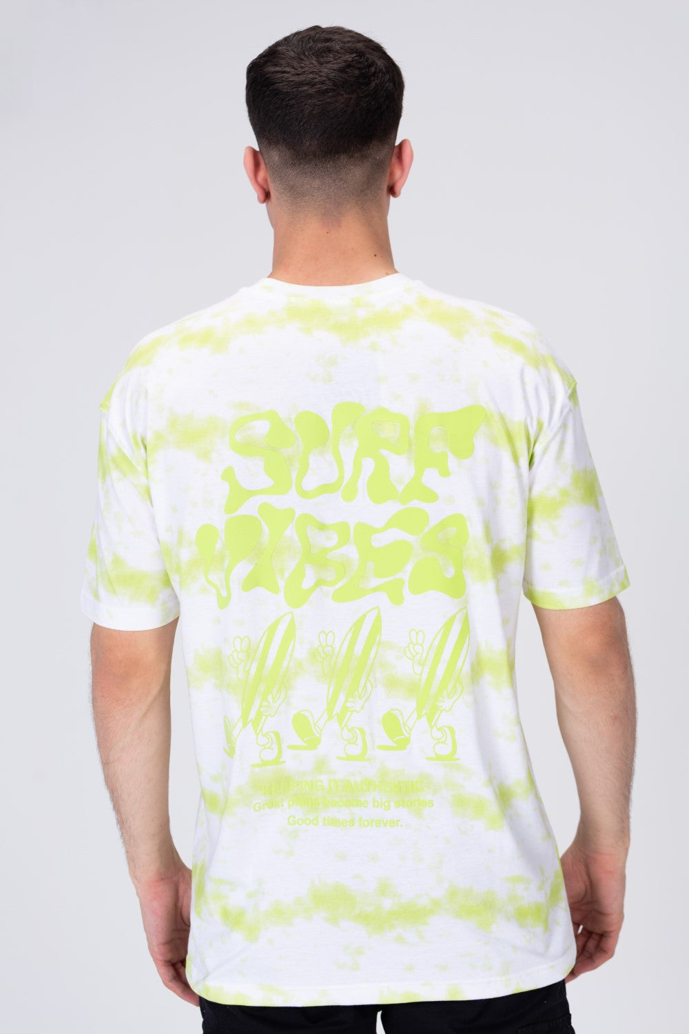 Mens Printed T-shirt With Round Neck