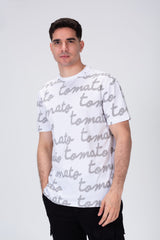 Mens Tomato Printed T-shirt With Comfortable Material