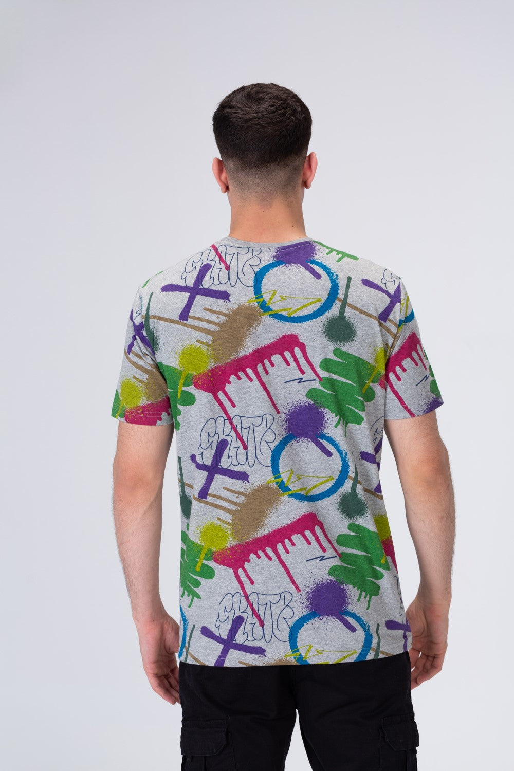 Men's Half Sleeve T-shirt Pprinted In Trendy Colors And Comfortable Material