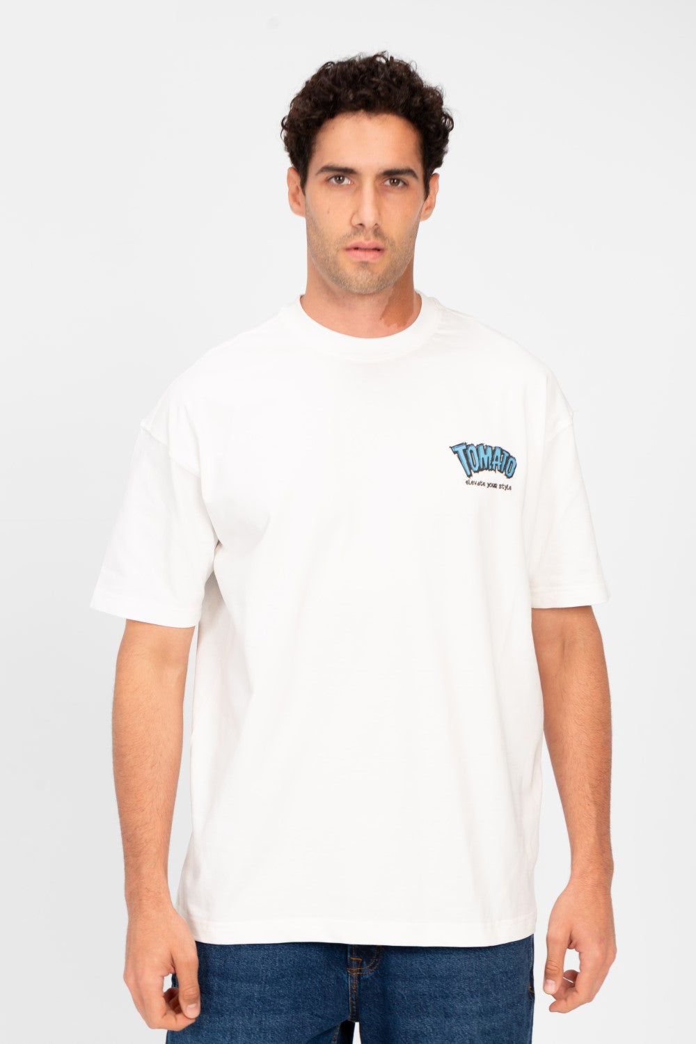 Men's Tomato Graphic Print Regular Fit T-Shirt