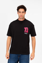 Men's Tomato Print Regular Fit T-Shirt