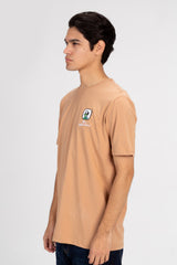Men's Printed Crew Neck Slim Fit T-Shirt
