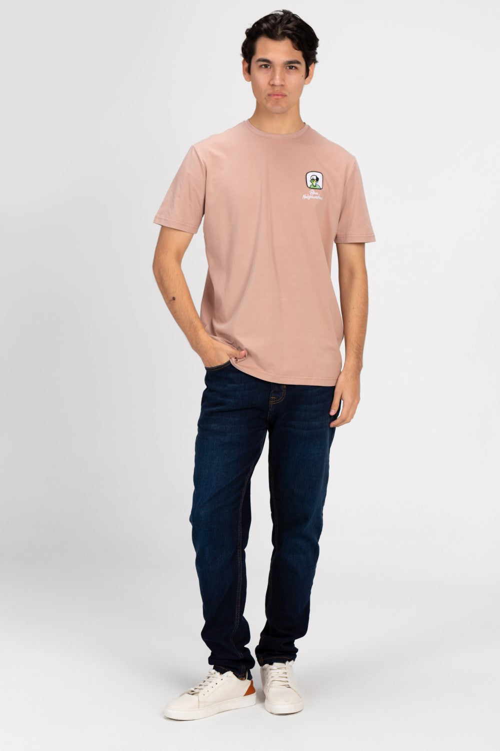 Men's Printed Crew Neck Slim Fit T-Shirt