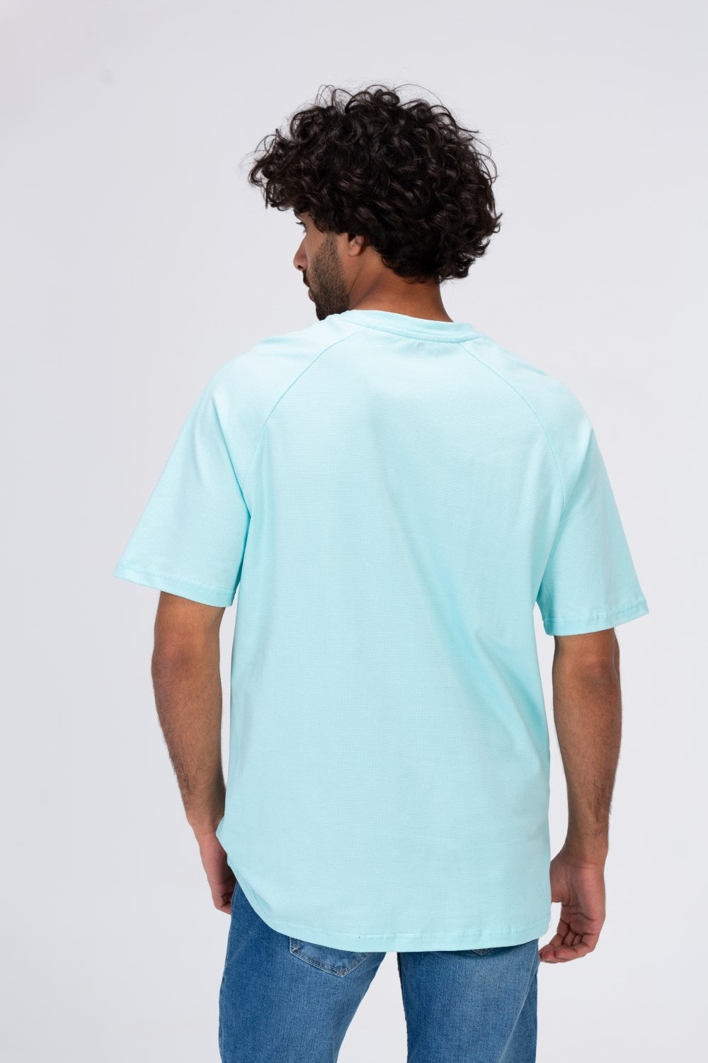 Mens Regular Fit Half Sleeves T-shirt Printed On The Front With Enjoy The Moment Print