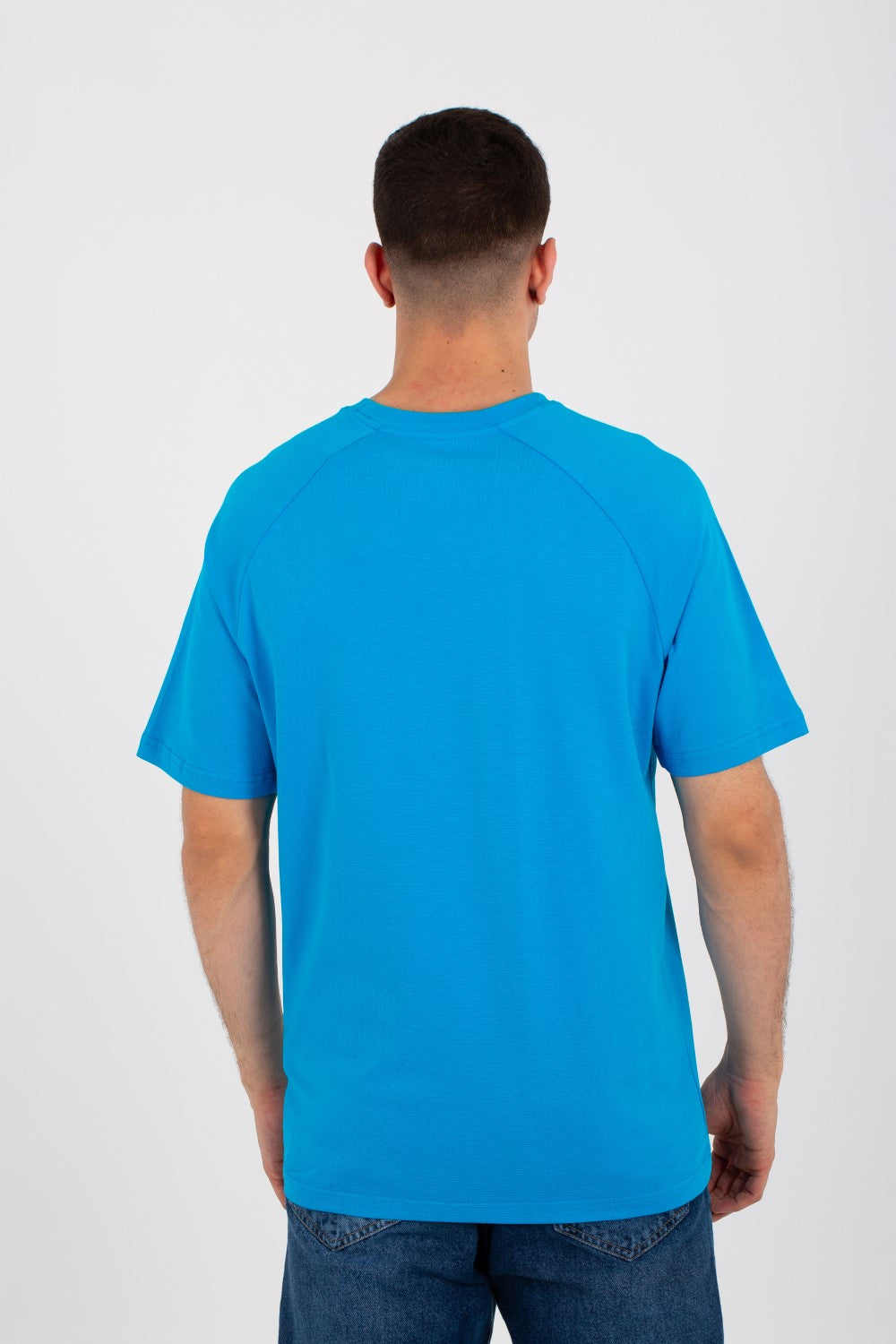 Mens Regular Fit Half Sleeves T-shirt Printed On The Front With Enjoy The Moment Print