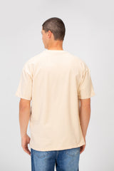 Men's Summer Melton Regular Fit Short Sleeves T-Shirt With Front Tomato Print