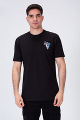 Mens Printed On The Front And Back T-shirt With A Comfortable And Unique Material