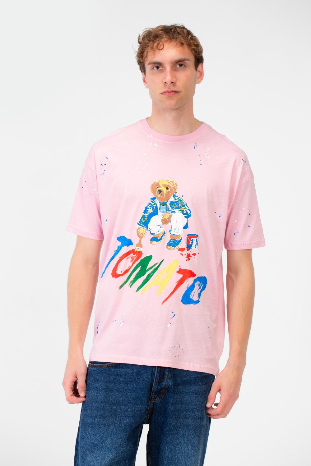 Men's Regular Fit Graphic Print Short Sleeve Crew Neck T-Shirt