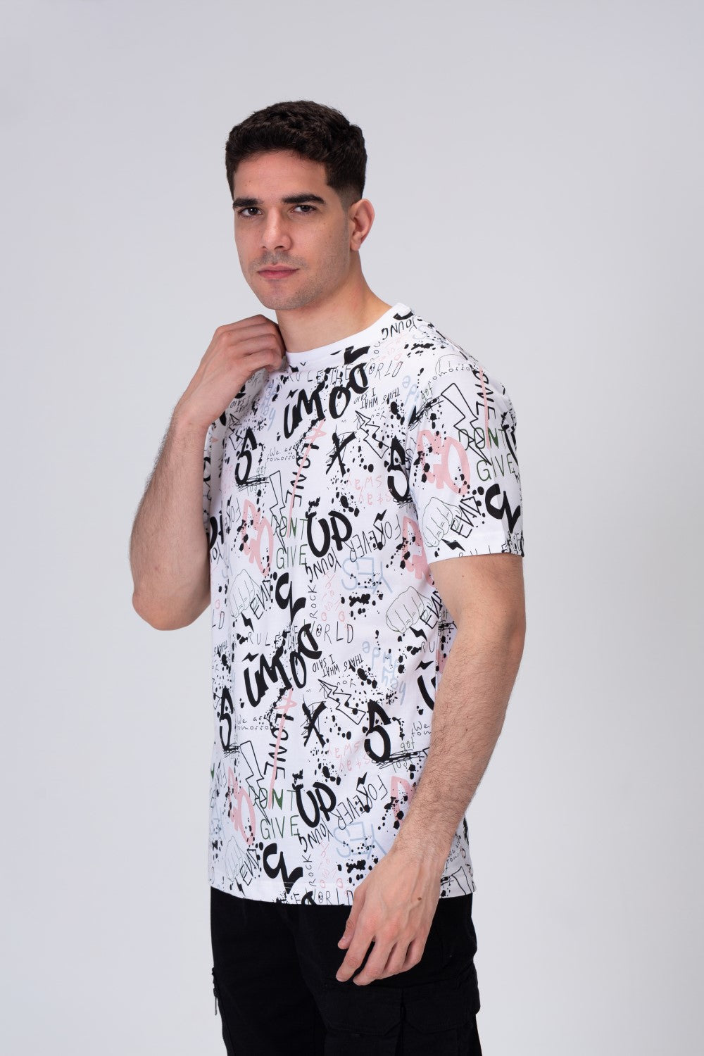 Men's Casual Half Sleeve T-shirt Practical Materials