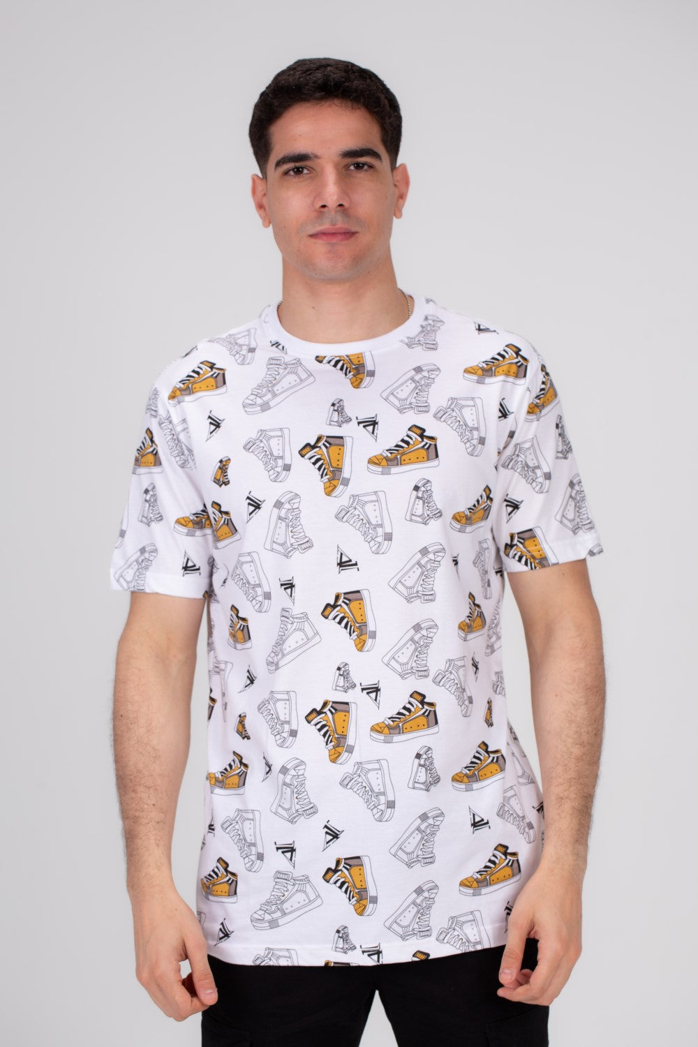 Men's Full Cover Printed Colorful Regular Fit Comfort Cotton Eye Catching Prints T-shirt Perfect For Everyday Wear