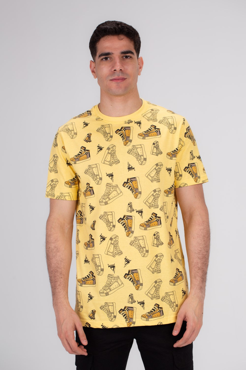 Men's Full Cover Printed Colorful Regular Fit Comfort Cotton Eye Catching Prints T-shirt Perfect For Everyday Wear