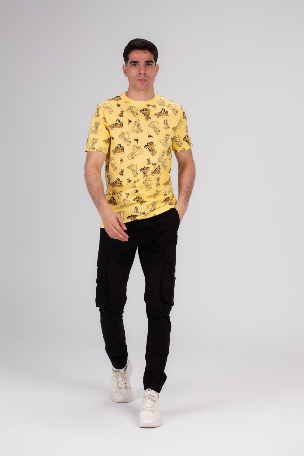 Men's Full Cover Printed Colorful Regular Fit Comfort Cotton Eye Catching Prints T-shirt Perfect For Everyday Wear