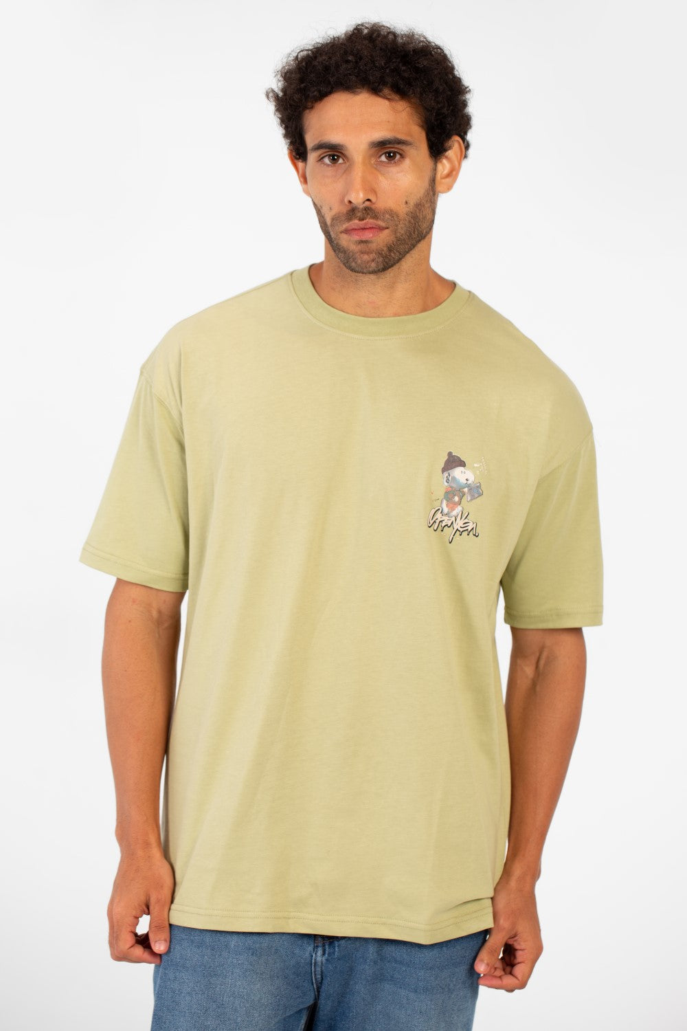 Men's Summer Melton Lycra Regular Fit T-Shirt With Round Neck