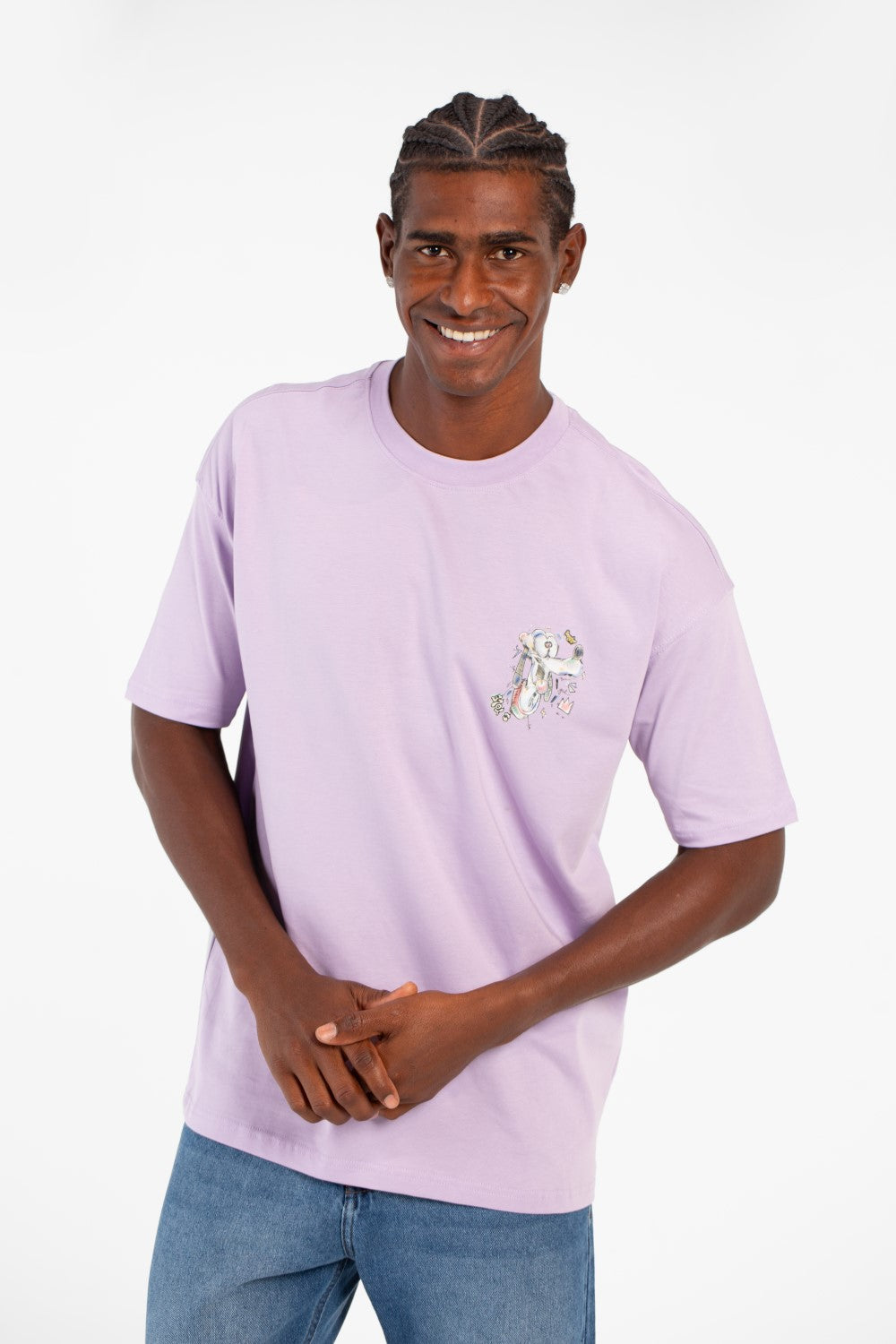 Men's Graphic Print Regular Fit Half Sleeve Crew Neck T-Shirt