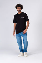 Mens Printed T-shirt With Badge Tomato Half Sleeves