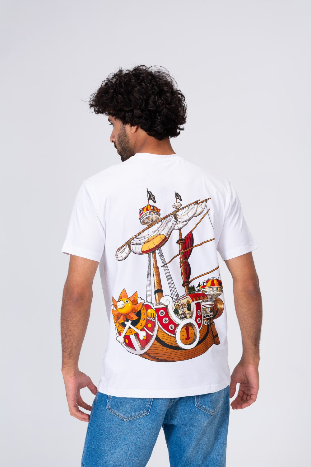 Mens Printed On The Front And Back Soft Cotton T-shirt