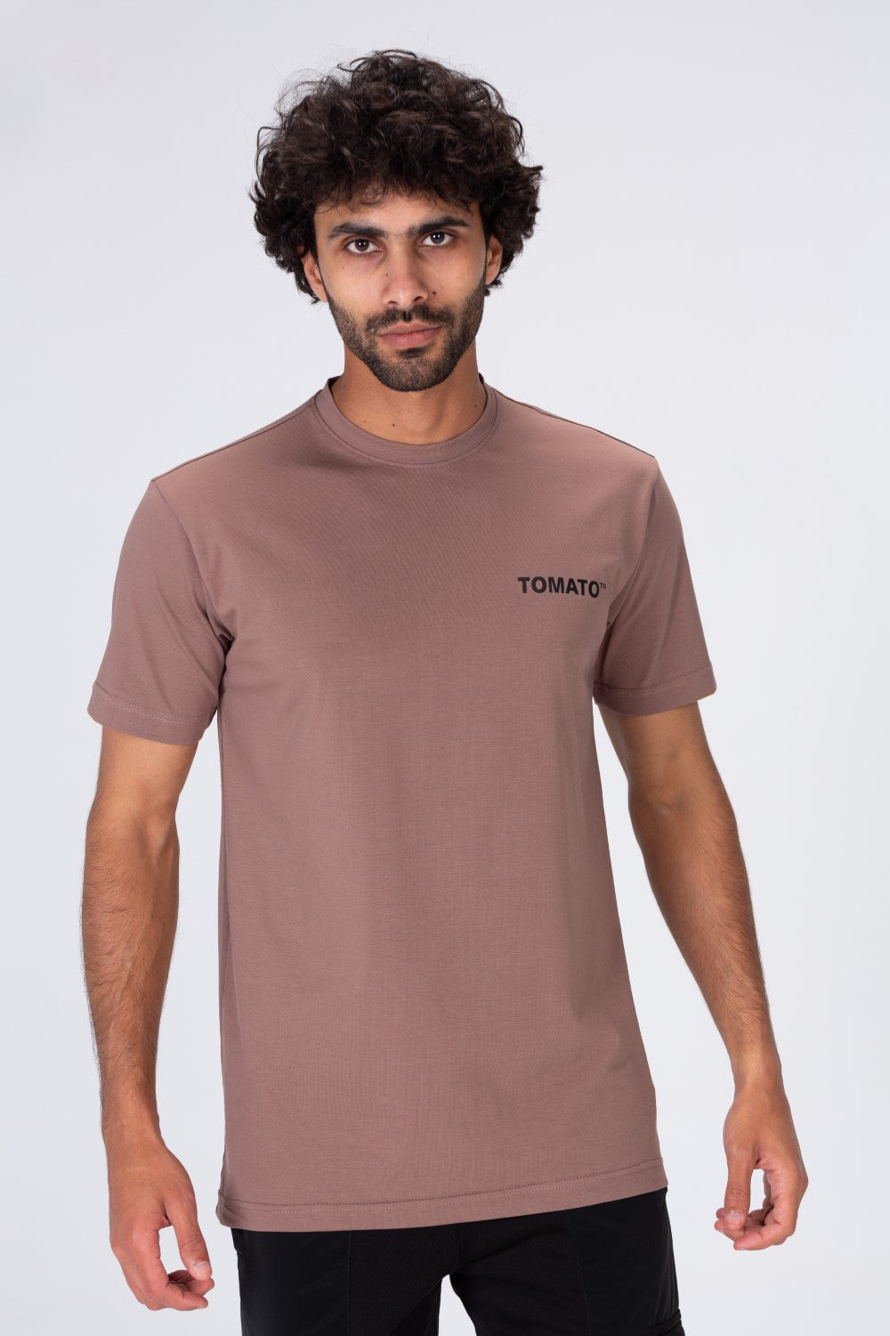Mens Tomato T-shirt With A Distinctive Print And Material That Is Suitable For Every Day