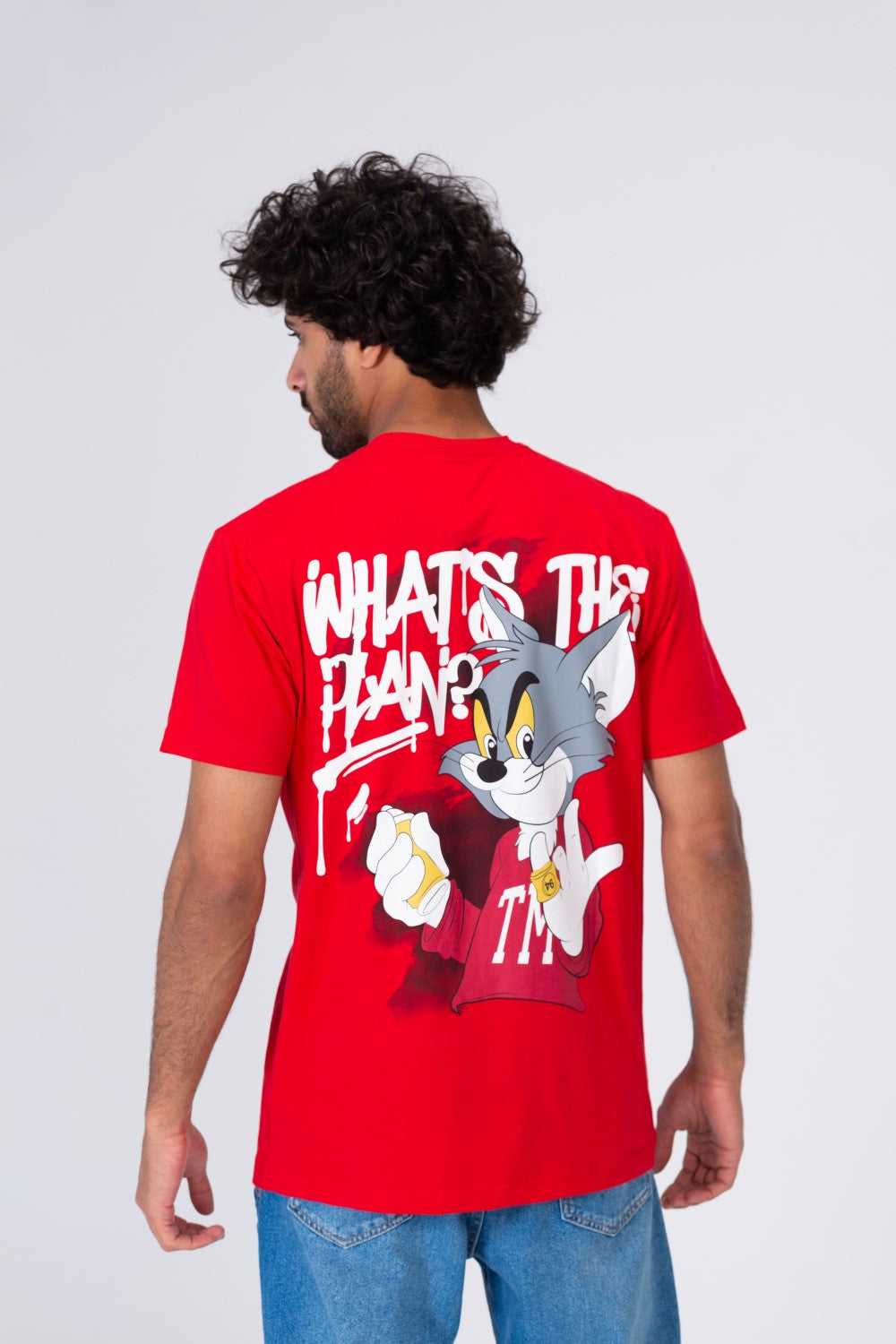Mens Printed Half Sleeve T-shirt Made Of Cotton Material