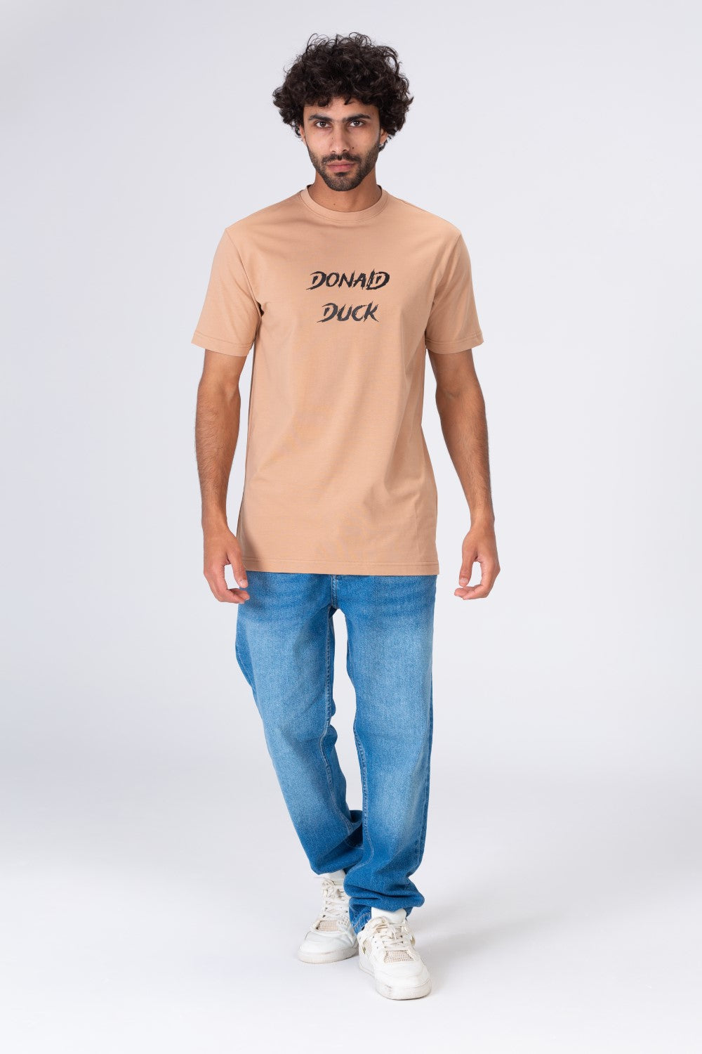 Mens Half Sleeve T-shirt With A Distinctive Print And Comfortable Material