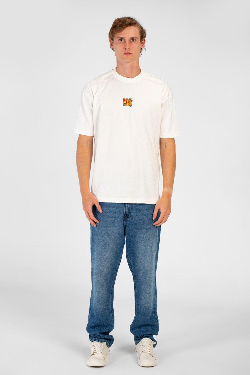 Men's No Print Regular Fit Short Sleeve Crew Neck T-Shirt
