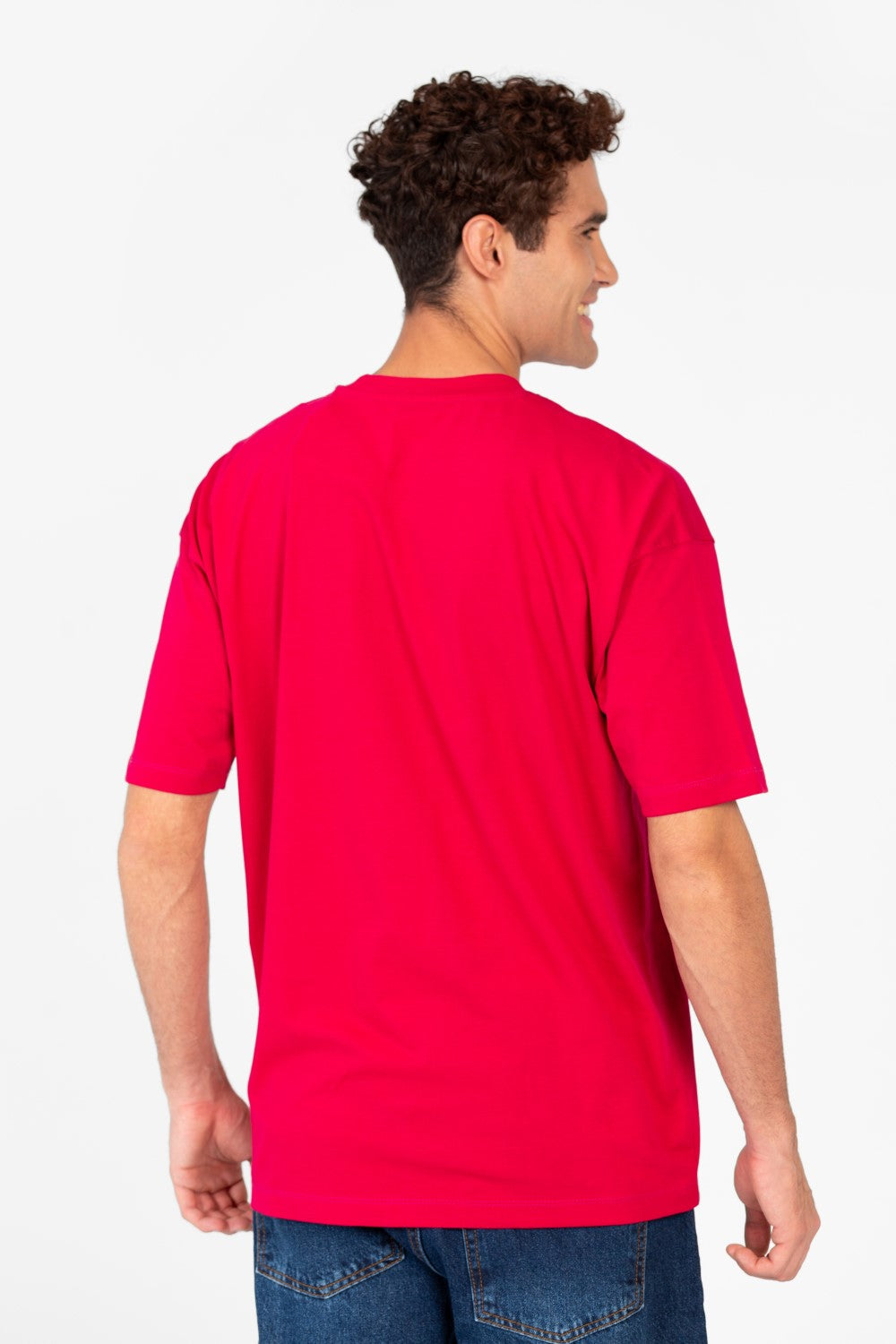 Men's Regular Fit Front Graphic Print T-Shirt