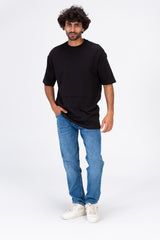 Mens Loose Fit Crew Neck T-Shirt With Unique And New Modern Cut